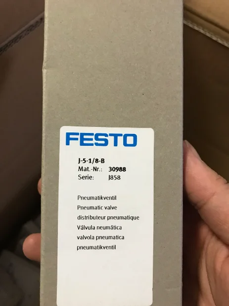 

Новый электромагнитный клапан Festo J-5-1/8-B 30988, 1 шт.