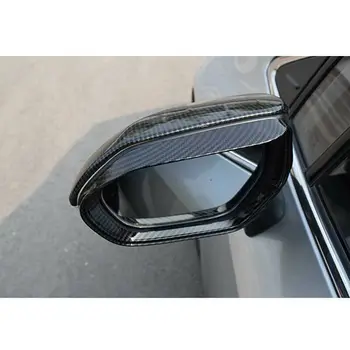 

Rearview Mirror Rain Eyebrow Cover Trim For 2020 Toyota Corolla Carbon Fiber ABS Car Side Mirror Rain Eyebrow Cover Trim