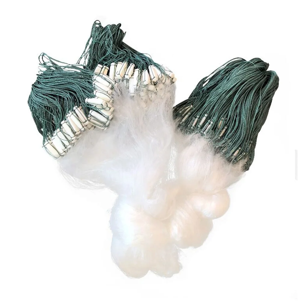 Fishing Net Single Mesh Nylon Durable Float Trap Monofilament Gill Accessories for Hand Casting | Спорт и развлечения