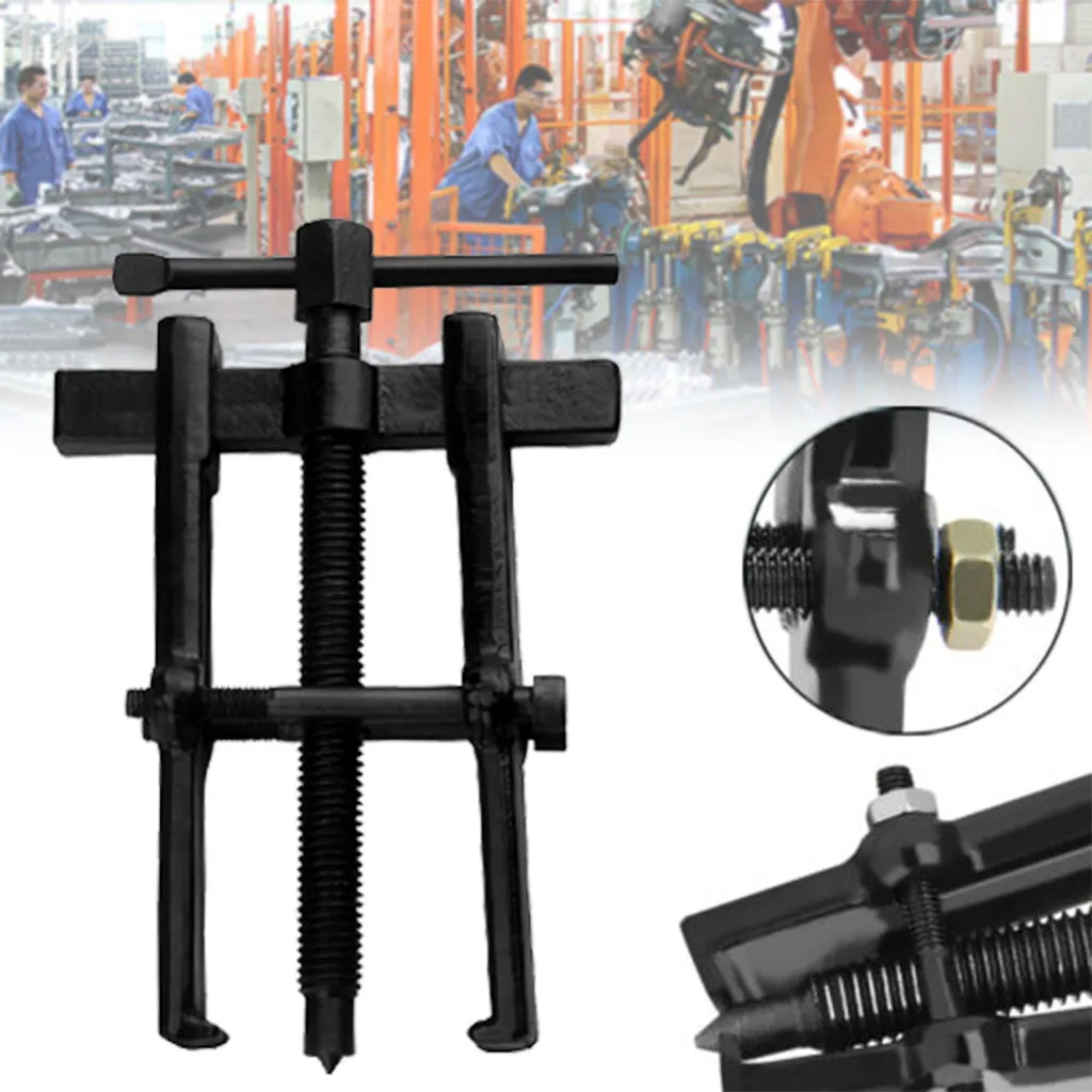 

Car Two Jaw Gear Pulley Bearing Puller Black Gear Puller Installation Remover Hand Tool 2" 4" 6" Small Leg Large Mechanics