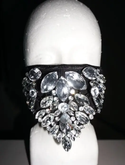 

Fashion Donated Hand Bling Beading masks Sexy Bling-just for Fashion Use