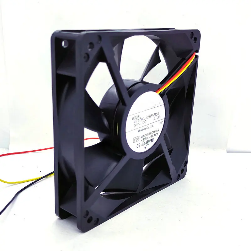 Original 4710kl05wb59 E50 Dc24v 0.38a 120*120*25mm 12cm 3 Lines