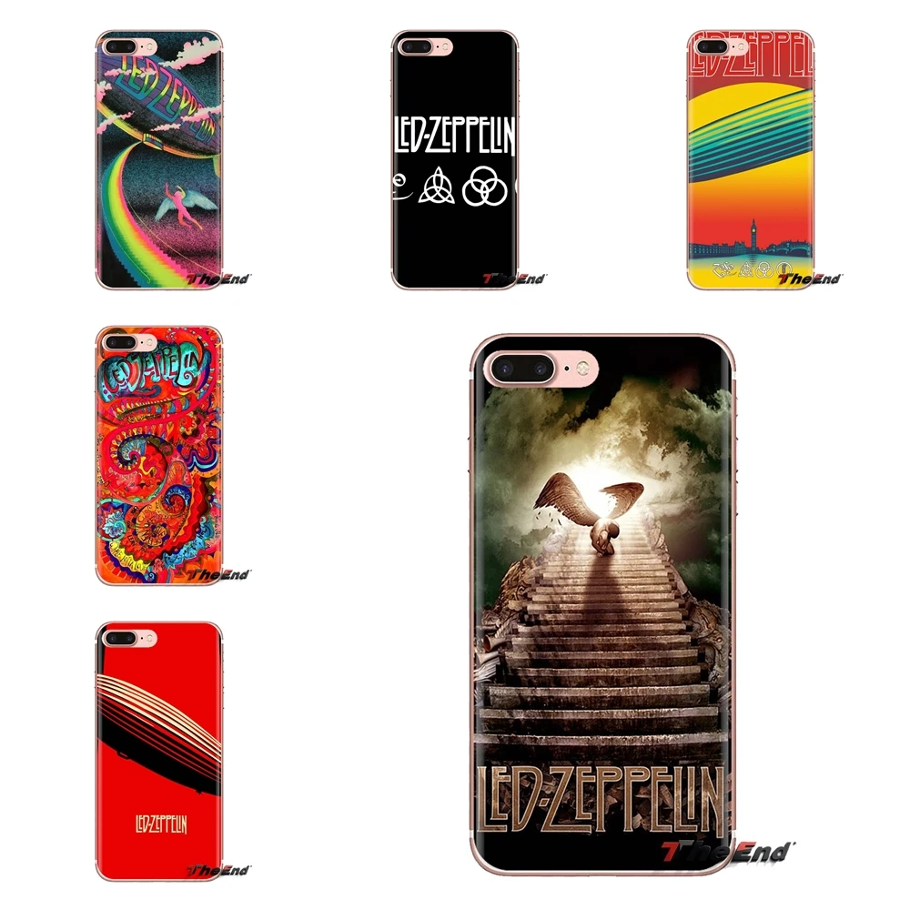 

For Xiaomi Mi3 Samsung A10 A30 A40 A50 A60 A70 Galaxy S2 Note 2 Grand Core Prime Silicone Phone Skin Case Rock Band Led Zeppelin