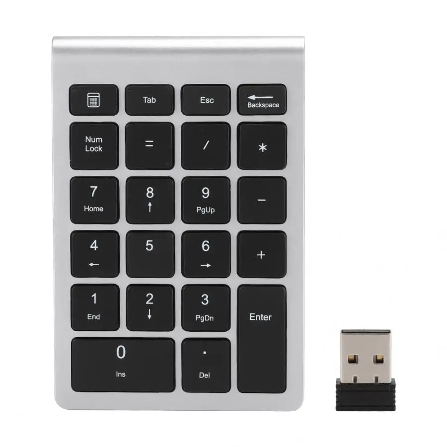 Беспроводная мини клавиатура с ножницами 22 клавиши USB 2 4G|Клавиатуры| |