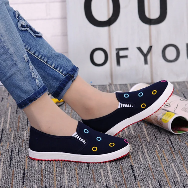

2019 New Products Spring And Summer Old Beijing Cloth Shoes Women's Flat WOMEN'S Shoes Mother Network Shoes Students Casual Shoe