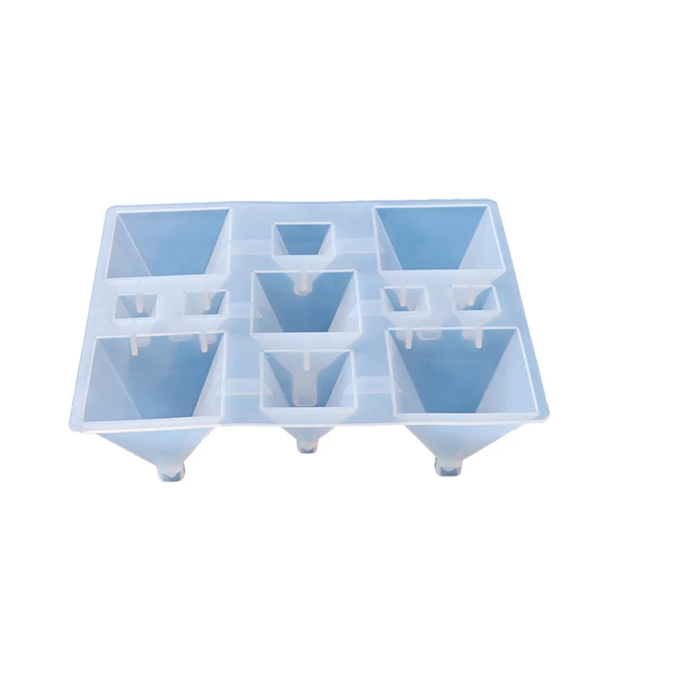 

Pyramid Silicone Molds For Epoxy Resin 2/3/4/5/6cm Form For Candles Eco-Friendly Wax 3D Large Decor Candles And Supports