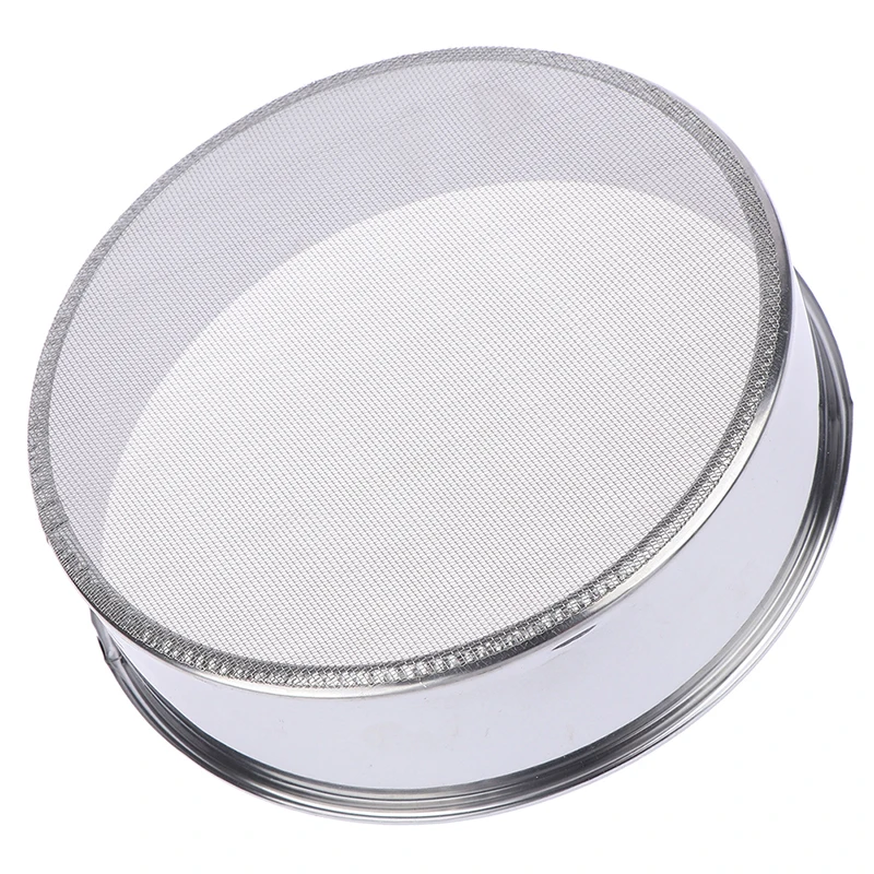 Kitchen Fine Mesh Flour Sifter Professional Round Stainless Steel Flour