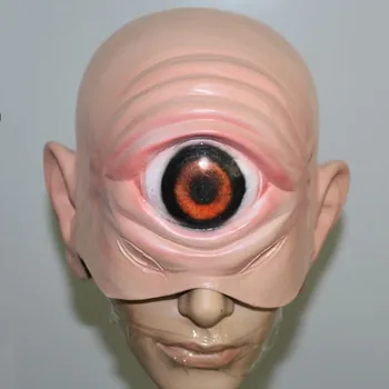

High Quality Newest Realistic Style Individual Eye Halloween Latex Mask Adult Size Rubber Scary Mask Halloween Party Cosplay