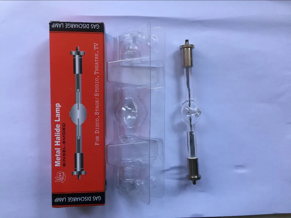 10xLot Sales  575/2 Stage Scan Lamp Bulb 575W Stage Studio Lamps Metal Halide SFc10-4 Double Ended 575 Follow Spot Bulb