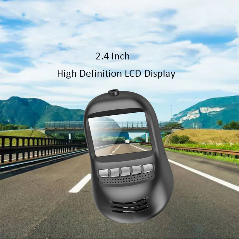 Автомобильный видеорегистратор с Wi Fi Full HD 1080P двойной объектив камера заднего