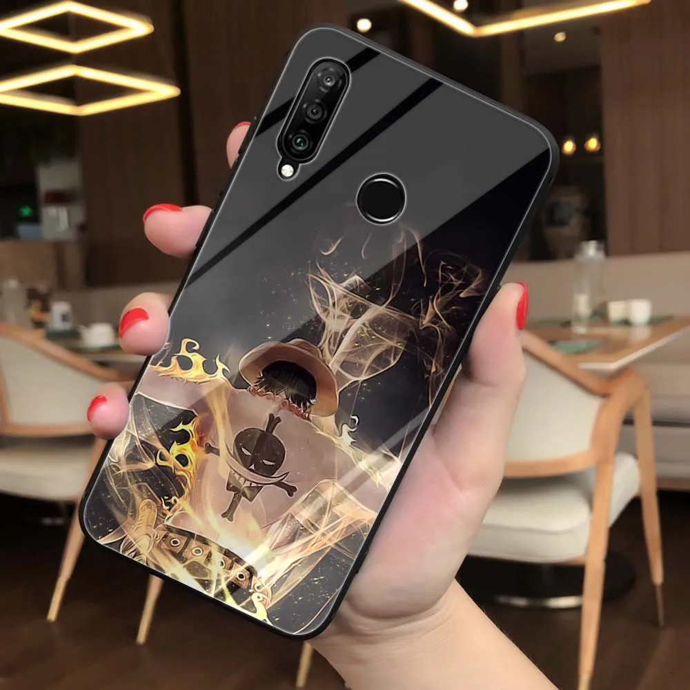 TG11 Lavaza one piece Luffy мягкий чехол из закаленного стекла для huawei Honor 8x9 mate 20 P10 P20 P30 Lite Pro P Smart Cover - Цвет: TG11