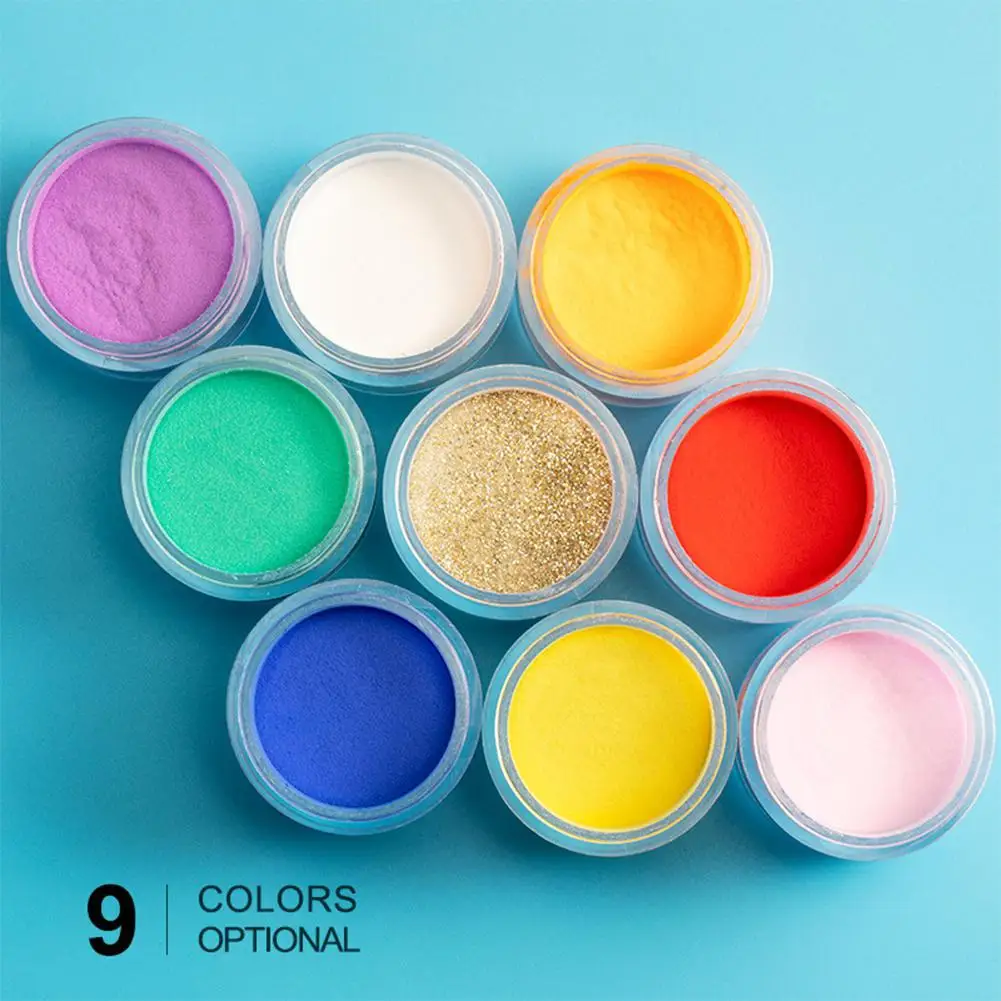 

MeterMall 10ml DIY Nail Powder Nail Art Decoration Color Crystal Powder Carved Pollen Crystal Nails Liquid