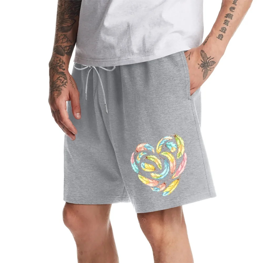 Рисунок 2 - Шорты мужские с принтом перьев