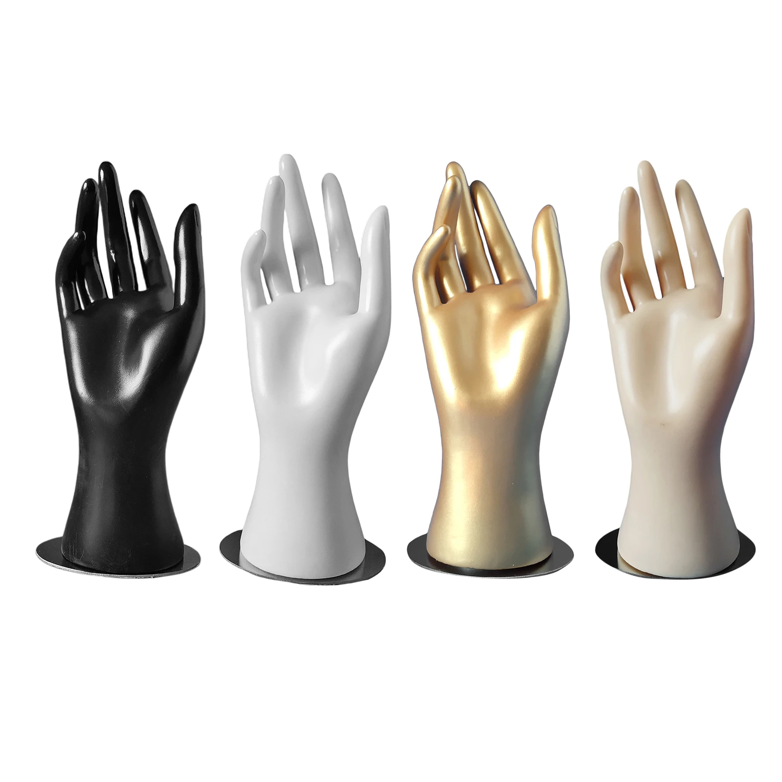 Male Mannequin Hand Jewelry Bracelet Ring Watches Display Organizer Stand Manikin Hand Model 3 Colors 