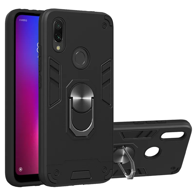 Противоударный защитный чехол для телефона с подставкой iPhone 11 Pro XR XS Max X 6 6S 7 8 Plus