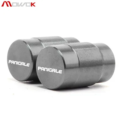 Для поездок на мотоцикле Ducati Monster 600 620 695 800 821 скремблер 803 1100 MULTISTRADA 1200/1260/S/ST Panigale V4 ЧПУ вентиль шины колеса Шапки крышка - Цвет: Panigale Titanium