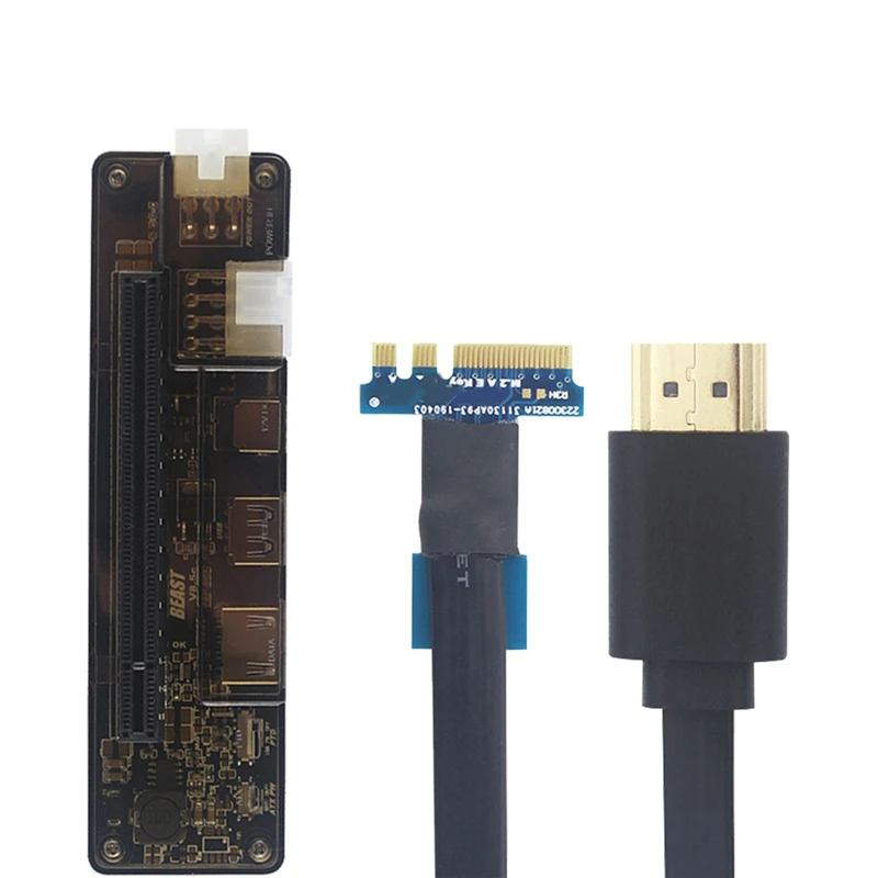 PCI-E X16 V8.0 EXP GDC ноутбук внешняя независимая док-станция для видеокарты Beast(M.2 AE KEY