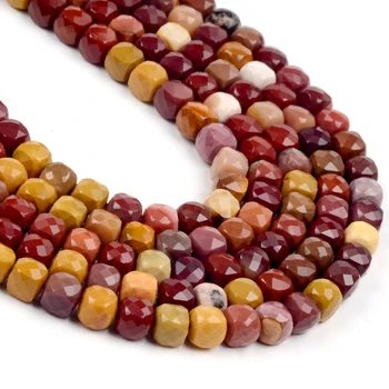 

High Quality Natural Stone Faceted Mookaite Stone Beads For Jewelry Making 5mm Round Loose Spacer Beads DIY Bracelet Accessories
