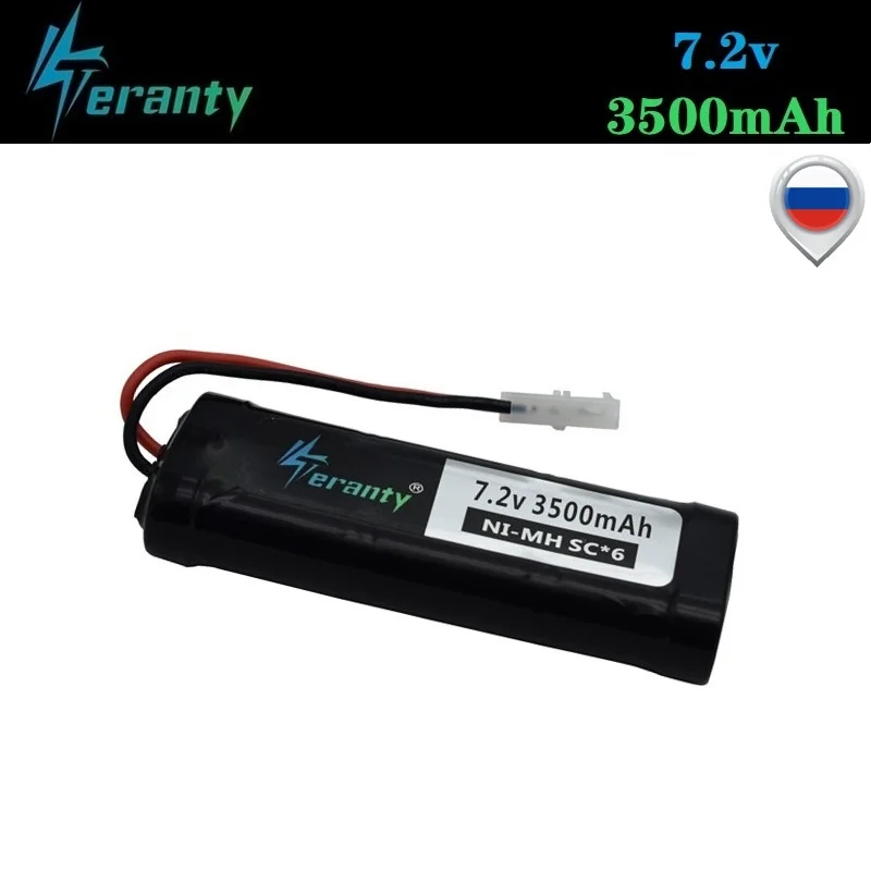 Соединители Tamiya 7,2 V 3500mAh SC Ni-MH аккумулятор для RC автомобилей RC игрушки танки лодки(KEP-2P) 5000mah 7,2 v перезаряжаемый аккумулятор 1 шт