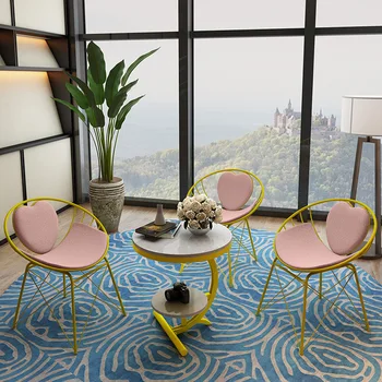 

Upscale Northern Europe Light Luxury Dining Chair Home Chair Modern Simple Leisure Ins Net Red Hotel Restaurant Designer Chair