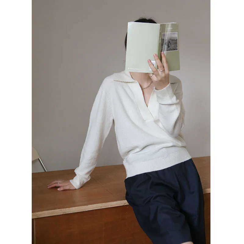 2020 Autumn Korean-Style Popular Sweater Polo
