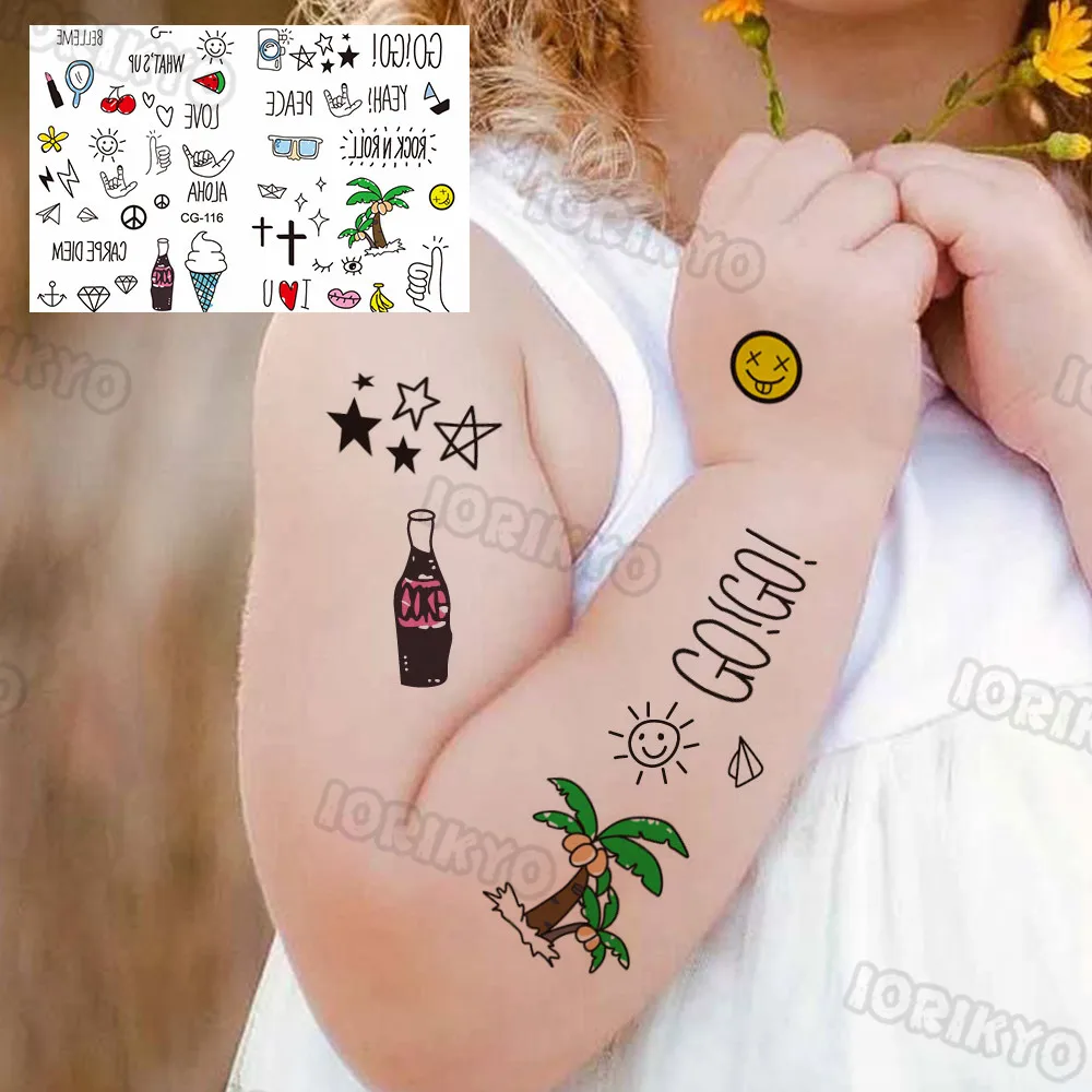 6Pcs Temporary Tattoo for Women, Fake Tattoo For Girl Face, Star Moon  Design Tattoo Sticker for Party | SHEIN EUQS