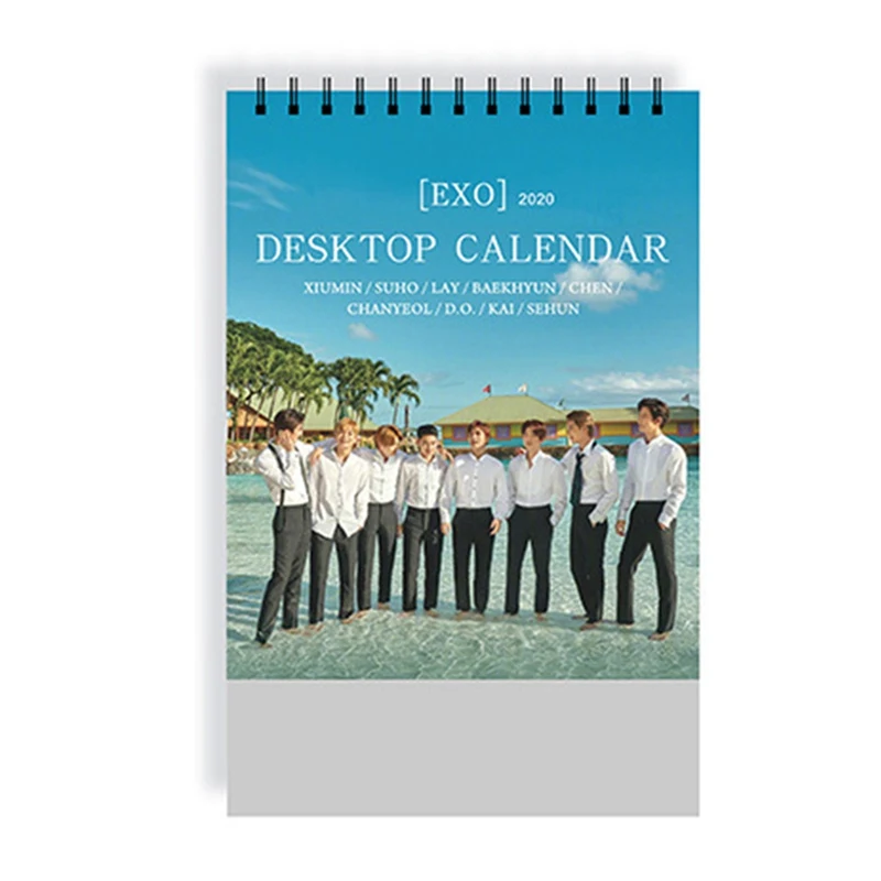 BLACKPINK EXO Desktop Stereo Calendar Poster Map Of The Soul Persona Concept Glossy Calendar Poster Home Decoration