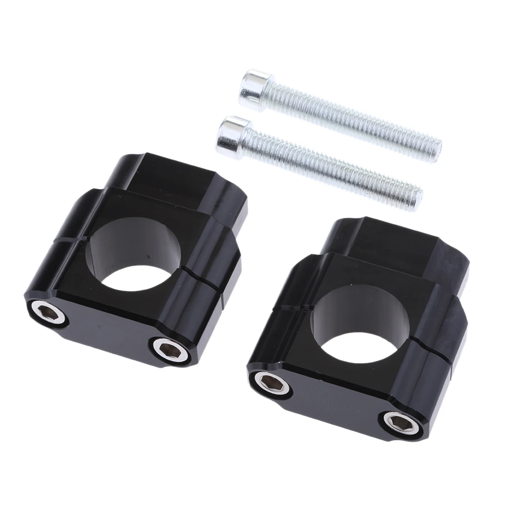 28mm Motorcycle Handle Bar Mounting Handlebar Risers Clamp Silver Mount Mounting Riser Clamp for Harley Honda Yamaha Suzuki