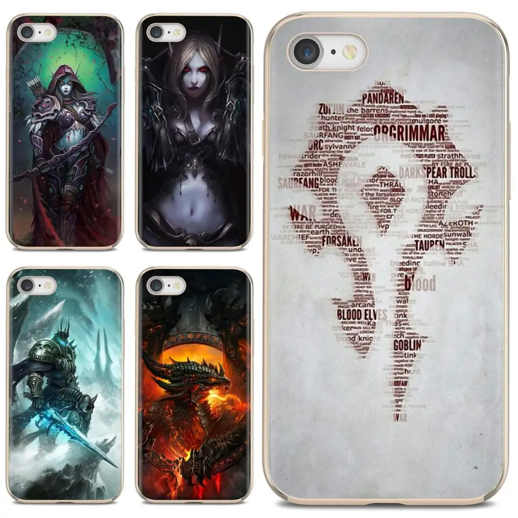 Мягкий чехол с логотипом World of warcraft WOW Games для Samsung Galaxy Note 3 4 5 8 9 S3 S4 S5 Mini S6 S7 Edge S8 S9 S10