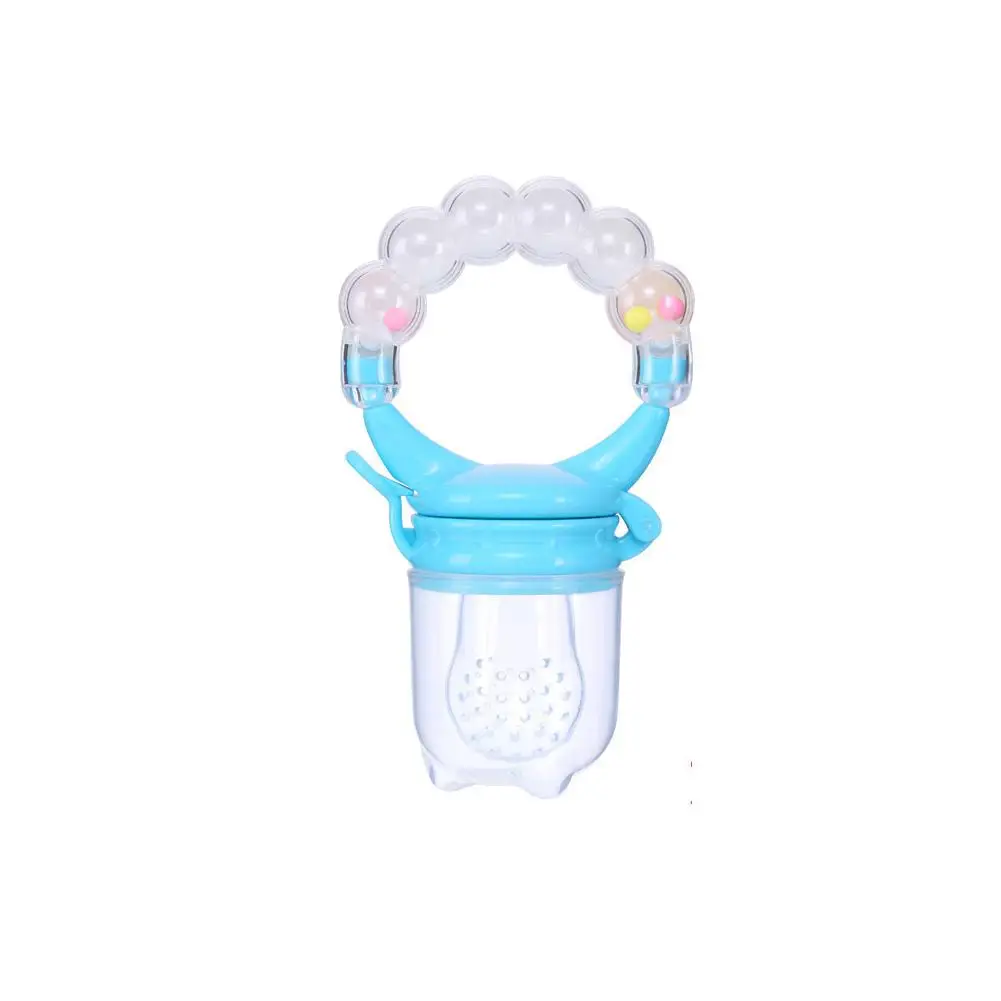 Детская стандартная кабельная силиконовая соска зуб тренировочный инструмент детская пустышка младенцев фрукты и овощи погремушка укуса - Цвет: white M