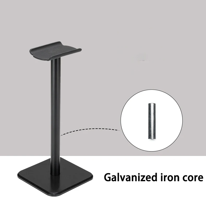 High Quality Gaming Headphone Stand Earphone Aluminum Removable TPU Holder Professional Display Rack Headset Hanger Bracket ABS
