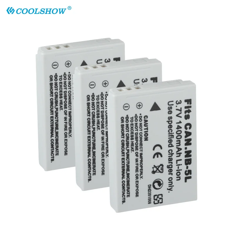 Аккумулятор для камеры NB 5L NB5L Canon IXUS 800 IS 850 900 TI 950 960 970 S110 SX200 SX210 SX220 980 мАч|Цифровые