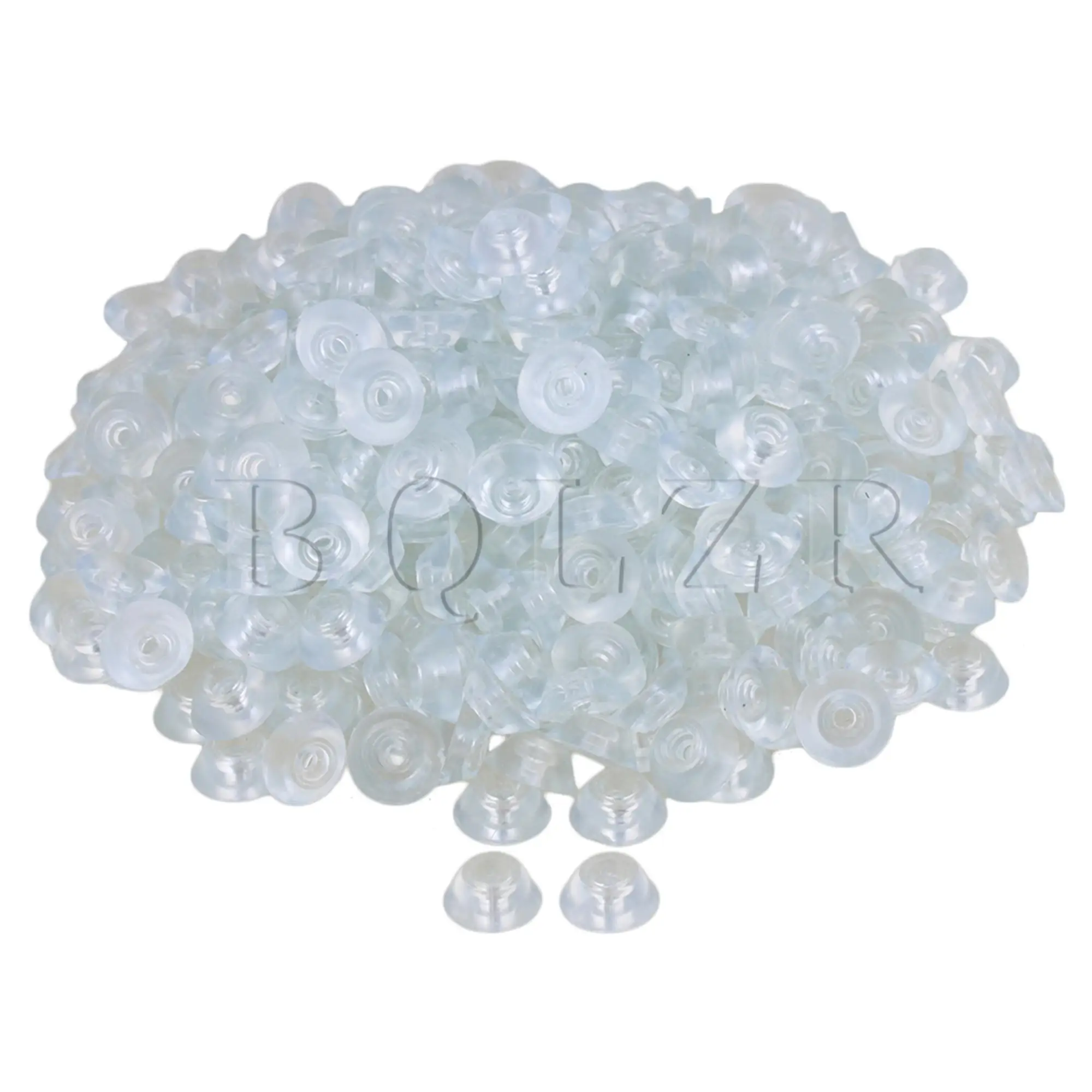 Bqlzr-almofada Antiderrapante para Cadeira Silicone Redondo Borracha Macia Azul Claro Copo de Mesa Pés Móveis 400 Pcs 15x6x8 mm