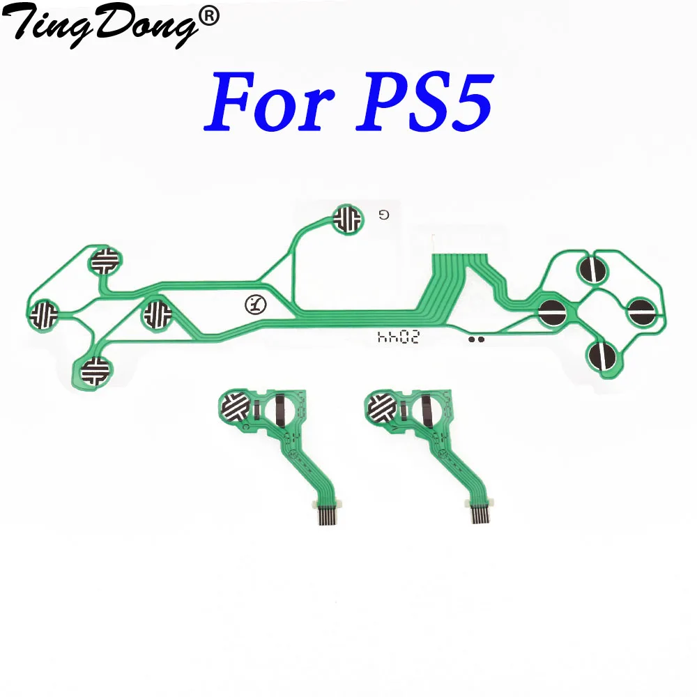 Tingdong Originale Per Controller Ps5 Sostituzione Pellicola Conduttiva Per Controller Pellicola Ps5 Cavo Flessibile Cavo A Nastro