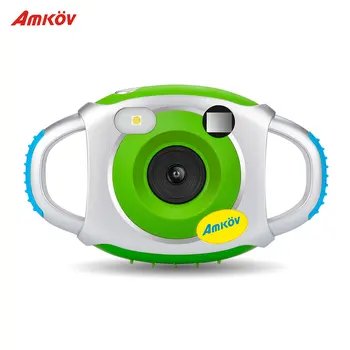 

Amkov Cute Digital Video Camera Max. 5 Mega Pixels Built-in Lithium Battery Christmas New Year Present for Boys Girls