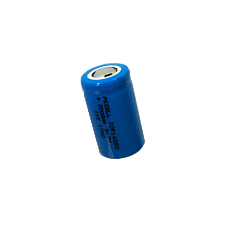 ICR14250, baterias recarregáveis Li-ion, 3.7V, 300mAh, 1 AA, 2AA, 5pcs