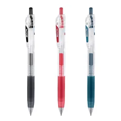 Bolígrafo de Gel giratorio de 0,5mm, 12 piezas, recarga de tinta azul, rojo y negro, suministros de oficina escolar, bolígrafos Kawaii, papelería