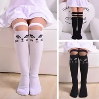 Baby Girls Children Knee High Socks Print Animal Long Over Knee Socks Cute Cartoon Children Sock Lovely Cat Socks 1