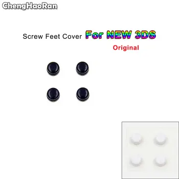 

ChengHaoRan Original Screws Hole Cover For Nintend New 3DS Front Screw Rubber Feet Cover for New 3DS Game Console Replacement