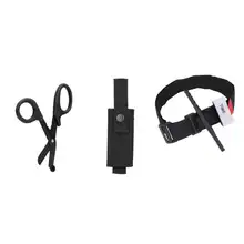 Открытый выживания жгут ножницы Быстрый гемостаз медицинская аварийная Тактическая Военная разведка Открытый аварийный набор инструментов