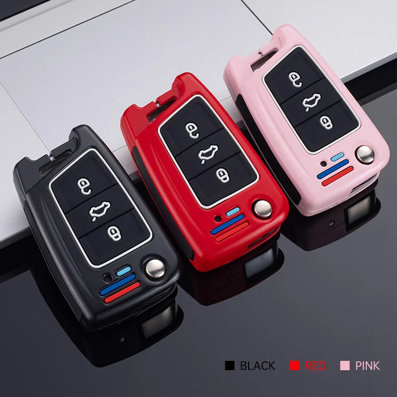 Чехол для смарт-ключей люминесцентный подходит Volkswagen Golf 7 Gti Mk7 R Touran Skoda Octavia 3 Superb