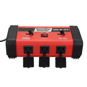 

Dual USB 200W DC 12V To 110V Dual USB Easy Install ABS Transform AC Converter Car Power Inverter Practical durable