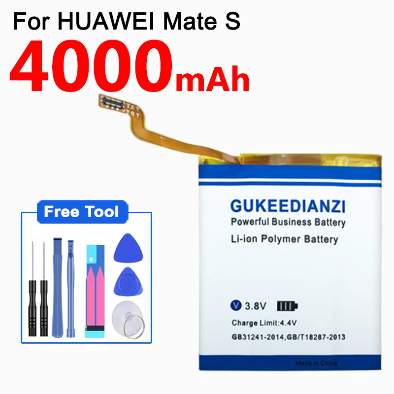 GUKEEDIANZI HB436178EBW 2700 мАч запасная батарея для HUAWEI Mate S MateS CRR-CL00 CRR-UL00 литий-полимерная |