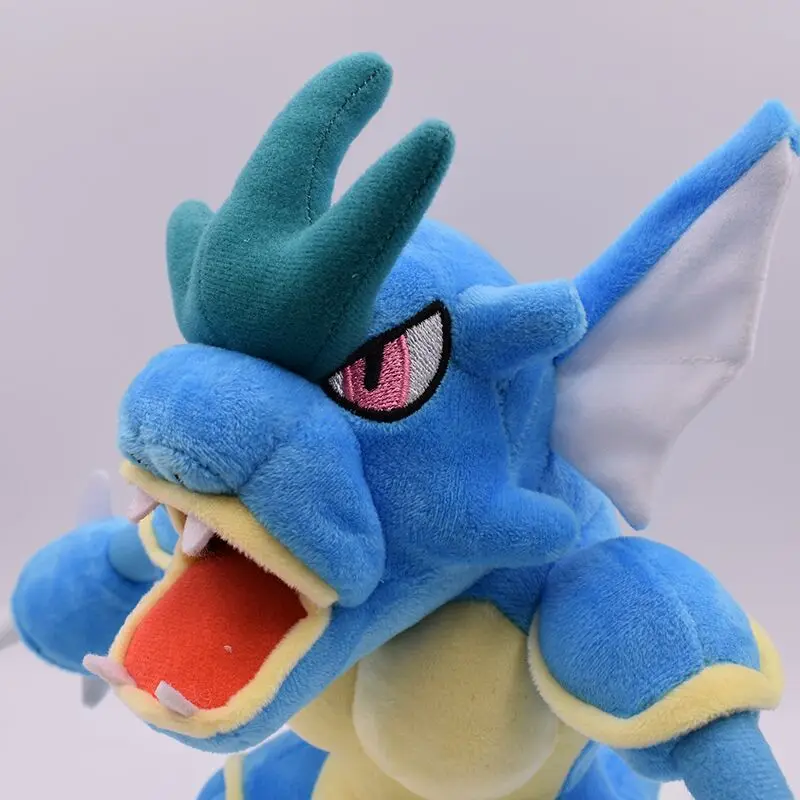 Аниме Кукла синяя стоящая осанка Gyarados Мягкие плюшевые игрушки милые забавные ПКМ плюшевые куклы игрушки подарки для детей