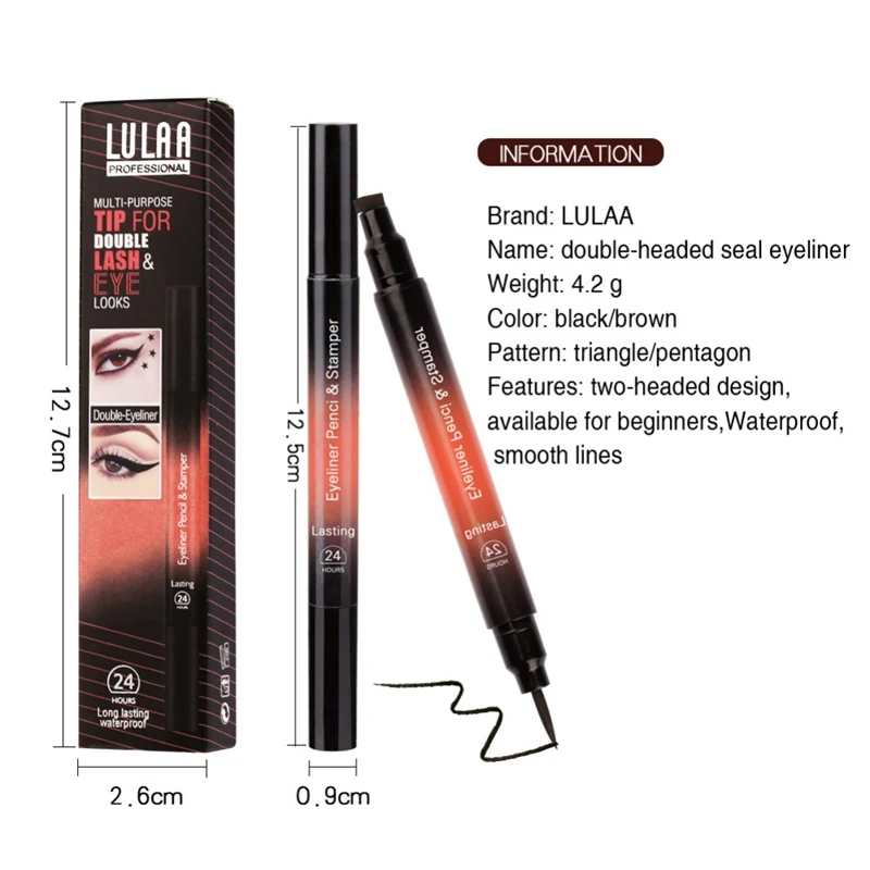 Водонепроницаемый черный Eeyeliner высокое качество длительный Мягкая Черная Подводка для глаз «большие глаза», инструменты для макияжа; красота удобные и дышащие
