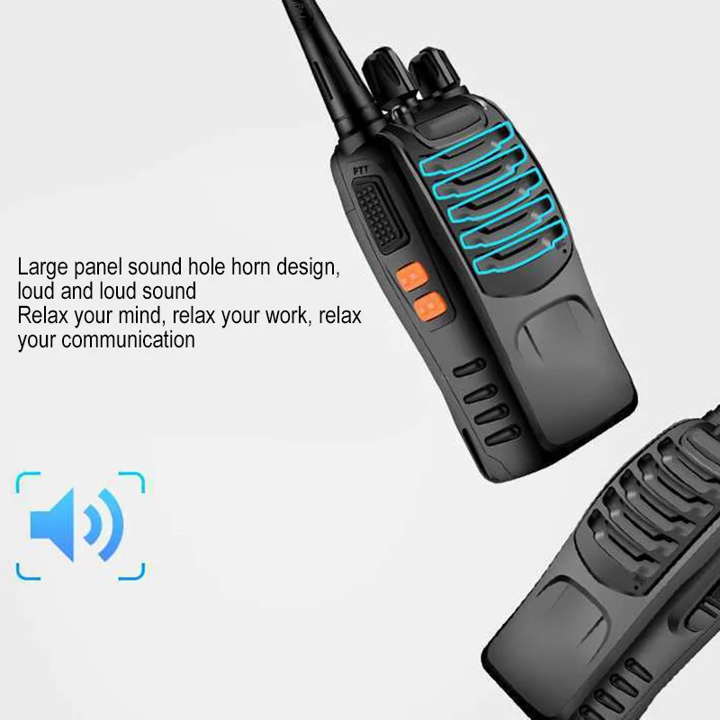 Профессиональная рация, высокая точность, радио станция, коммуникатор, USB звук, рация, 5 Вт, usb зарядка, трансивер Радио