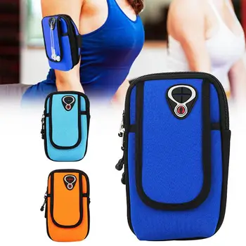 

Pockets Mountaineering Wrist Wrap Arm Package Outdoor 3color Nylon Run Movement Arm Band Riding Packet Portable Fishing Sport