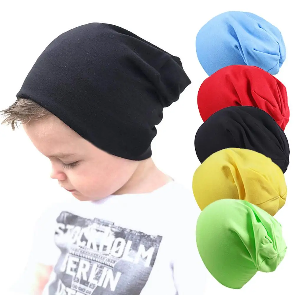 Детская шапка в стиле хип-хоп для уличных танцев, весенне-Осенняя детская шапка, шарф для мальчиков и девочек, вязаная шапка, зимняя теплая однотонная детская шапка