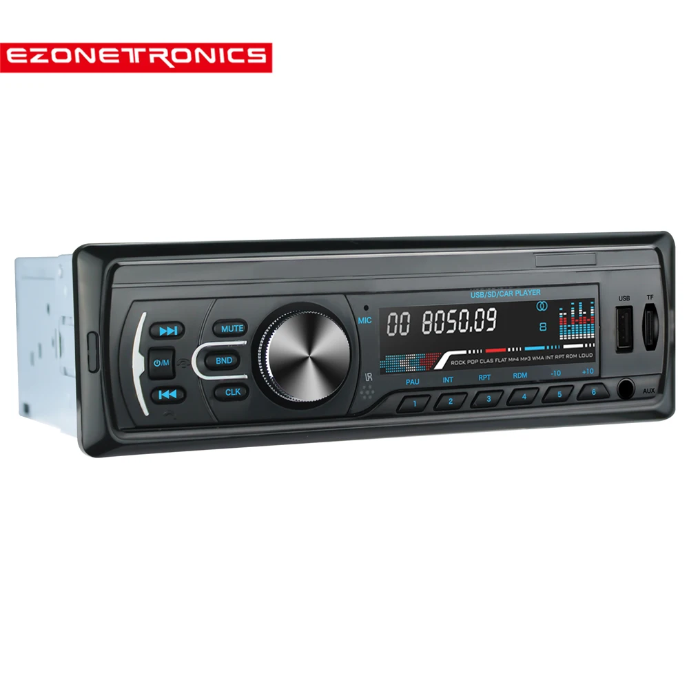 Автомобильный Радио стерео плеер Bluetooth телефон аудио Авто AUX-IN MP3 FM/AM/USB/1Din/пульт дистанционного управления 12 В универсальная JQ1586