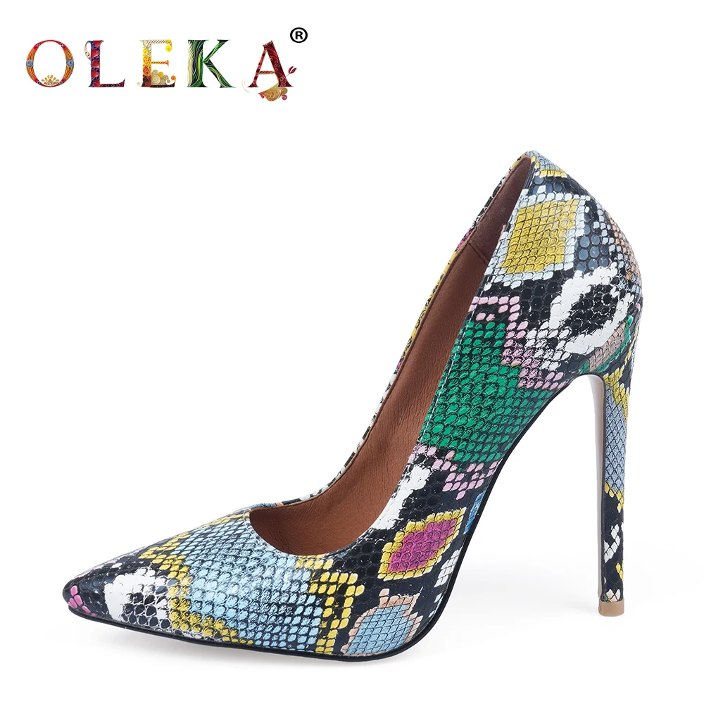

OLEKA Thin Heels Women Shoes Sexy Style Shallow Strange Heelparty Spring/autumn Basic Pointed Toe Shoes Woman AS874